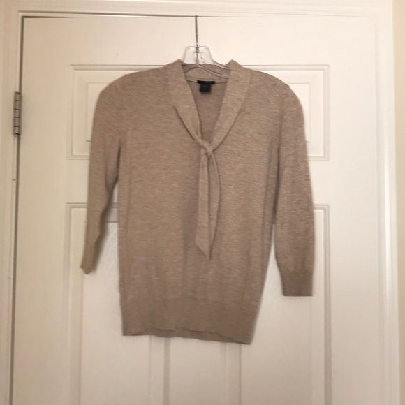 Ann Taylor Tops - Ann Taylor Oatmeal sweater shirt or navy.